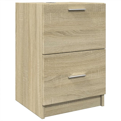 Waschbeckenunterschrank Sonoma-Eiche 40x37x59 cm Holzwerkstoff - Pazzar.ch