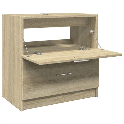 Waschbeckenunterschrank Sonoma-Eiche 59x37x59 cm Holzwerkstoff - Pazzar.ch