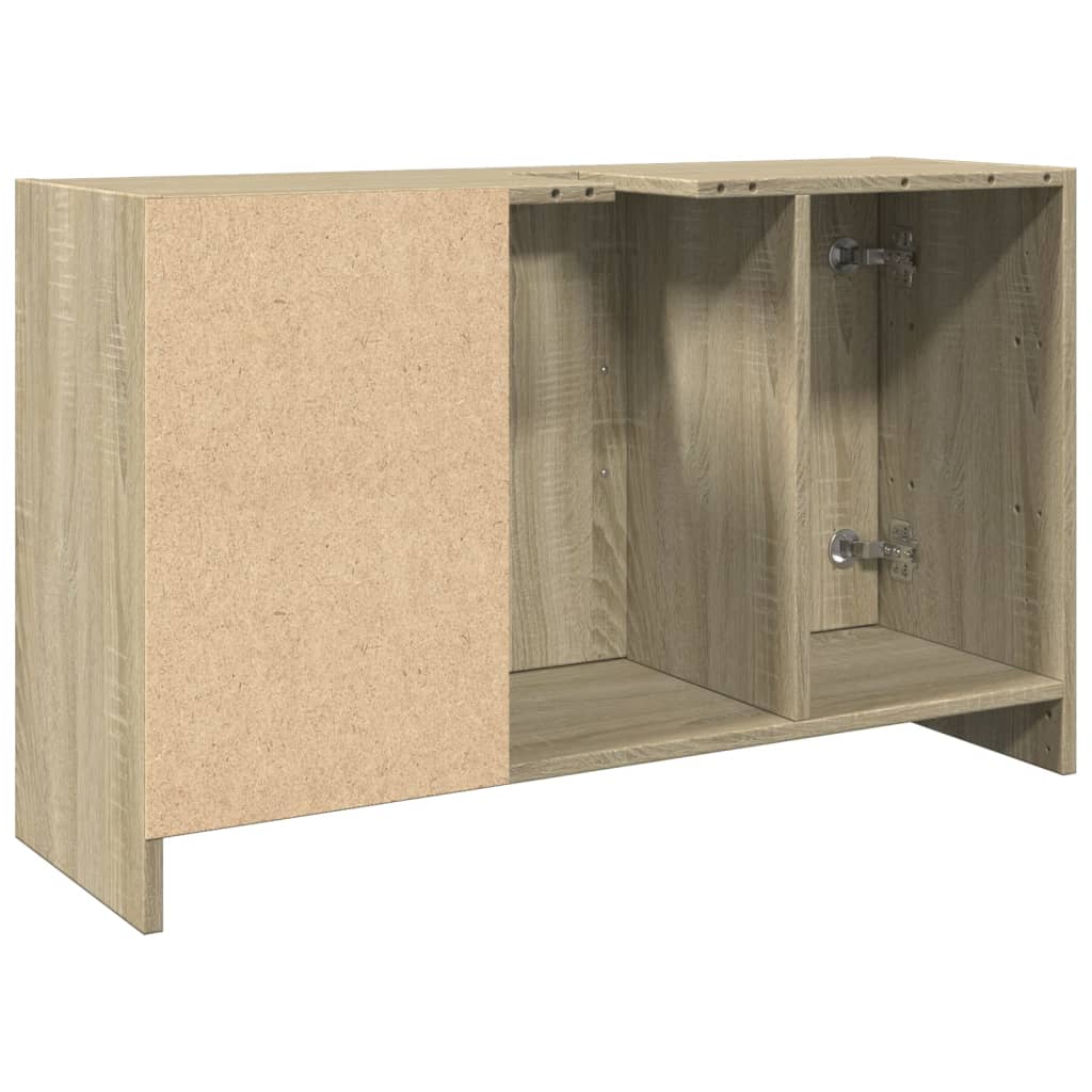 Waschbeckenunterschrank Sonoma-Eiche 90x29x55 cm Holzwerkstoff - Pazzar.ch