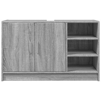 Waschbeckenunterschrank Grau Sonoma 90x29x55 cm Holzwerkstoff - Pazzar.ch