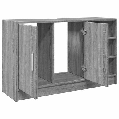 Waschbeckenunterschrank Grau Sonoma 90x29x55 cm Holzwerkstoff - Pazzar.ch