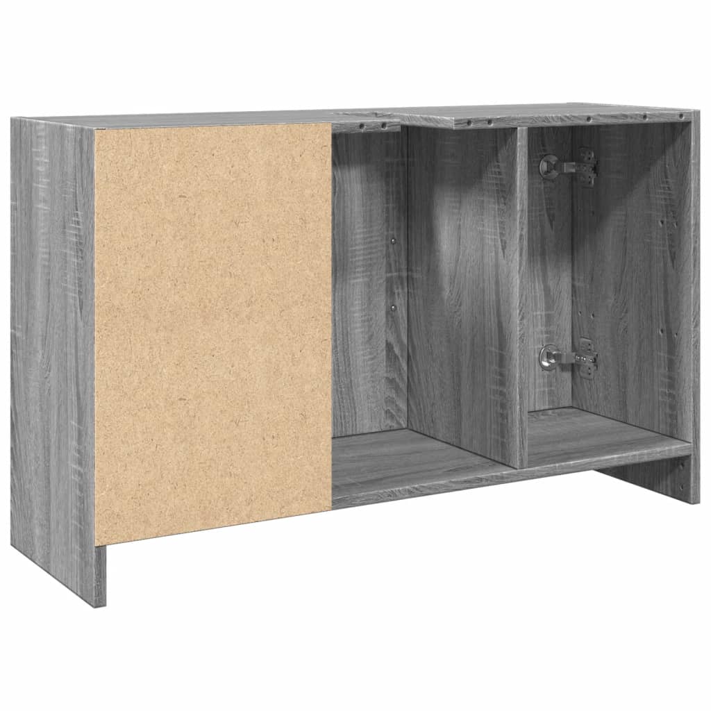 Waschbeckenunterschrank Grau Sonoma 90x29x55 cm Holzwerkstoff - Pazzar.ch