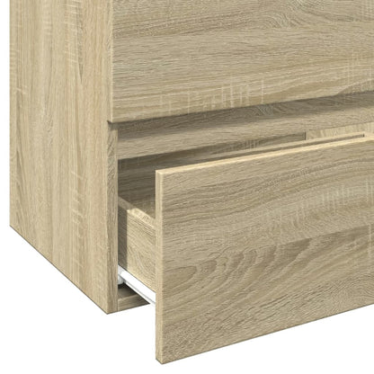 Waschbeckenunterschrank Sonoma-Eiche 60x38,5x45cm Holzwerkstoff - Pazzar.ch