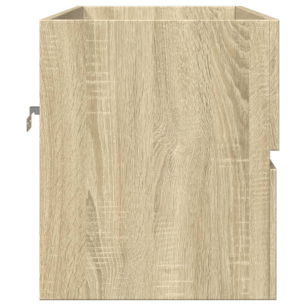 Waschbeckenunterschrank Sonoma-Eiche 80x38,5x45cm Holzwerkstoff - Pazzar.ch