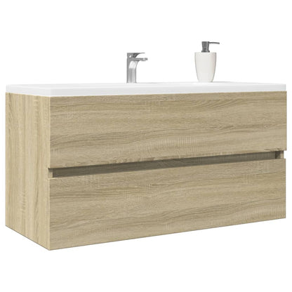 Waschbeckenunterschrank Sonoma-Eiche 90x38,5x45cm Holzwerkstoff - Pazzar.ch