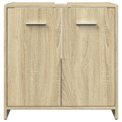 Waschbeckenunterschrank Sonoma-Eiche 60x33x60 cm Holzwerkstoff - Pazzar.ch