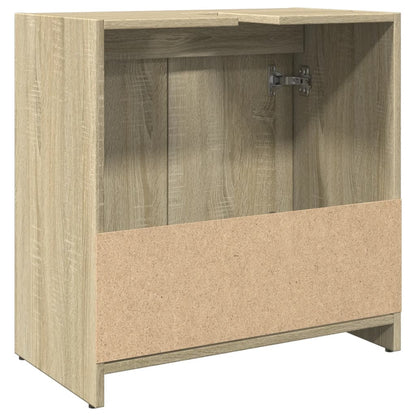 Waschbeckenunterschrank Sonoma-Eiche 60x33x60 cm Holzwerkstoff - Pazzar.ch