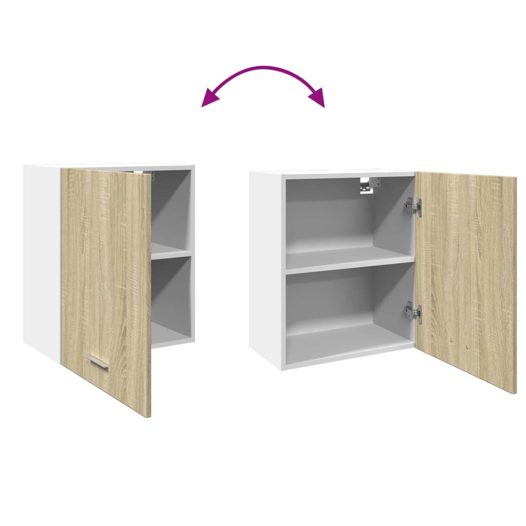 Wandschrank Sonoma-Eiche 50x31x60 cm Holzwerkstoff - Pazzar.ch