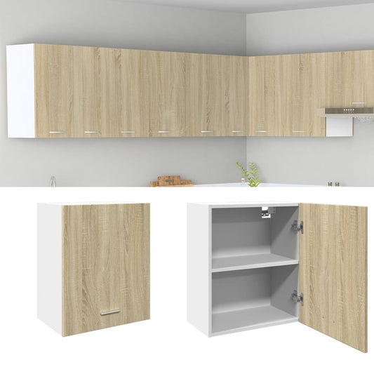 Wandschrank Sonoma-Eiche 50x31x60 cm Holzwerkstoff - Pazzar.ch