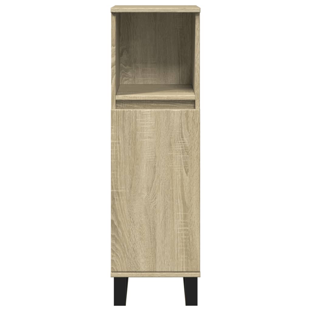 Badschrank Sonoma-Eiche 30x30x100 cm Holzwerkstoff - Pazzar.ch