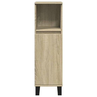 Badschrank Sonoma-Eiche 30x30x100 cm Holzwerkstoff - Pazzar.ch