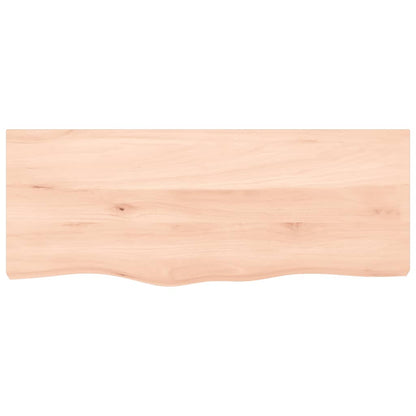 Waschtischplatte mit Halterung Stahl und Massivholz Eiche - Pazzar.ch