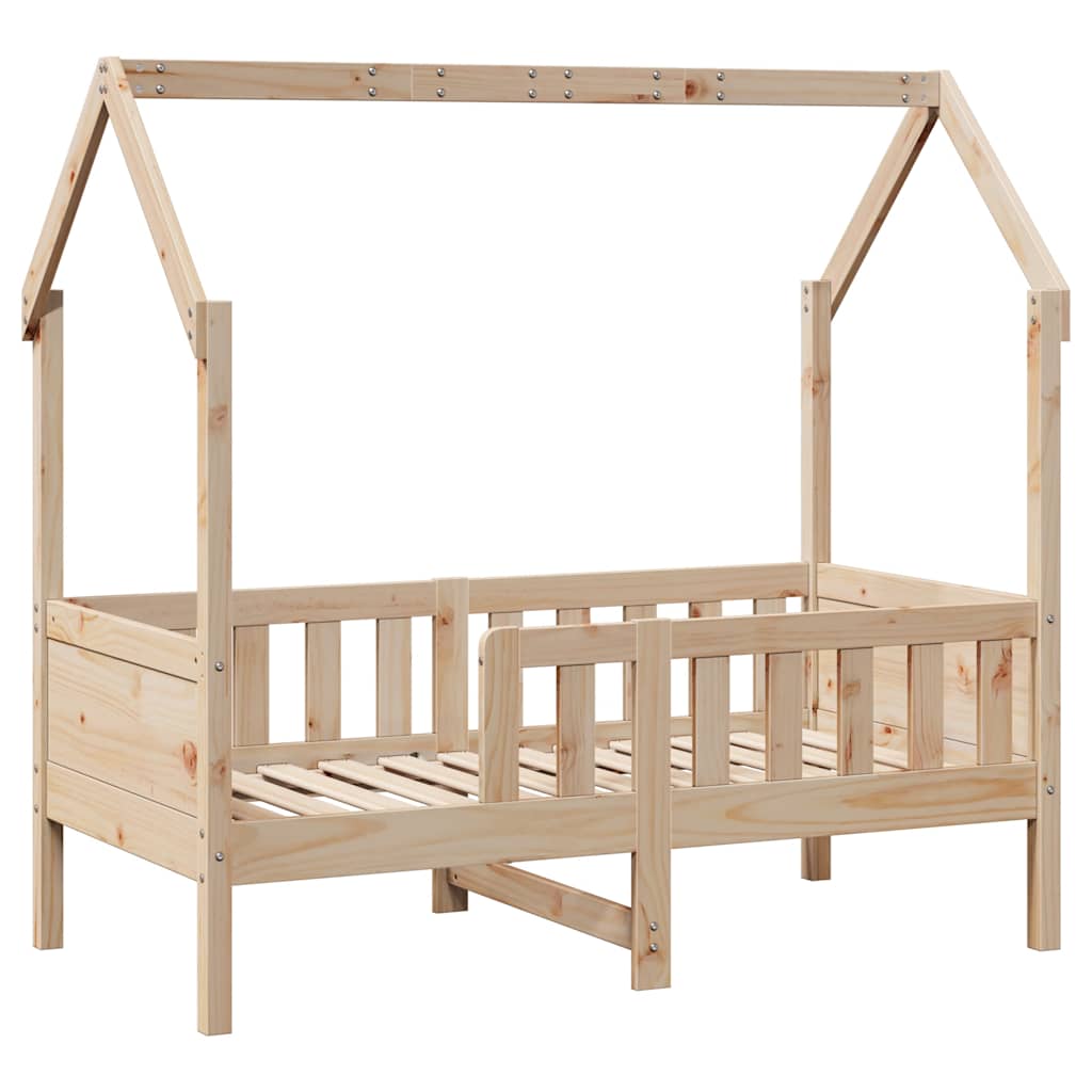 Kinderbett mit Schubladen 80x170 cm Massivholz Kiefer