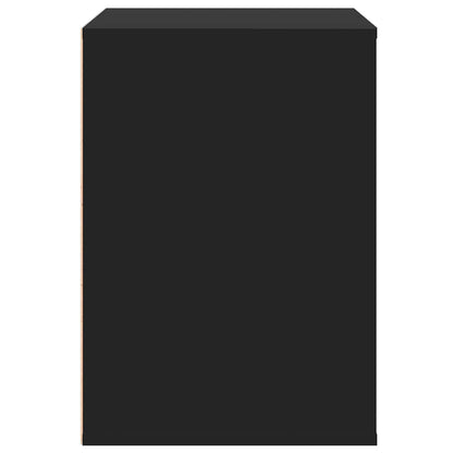 Kommode Schwarz 80x41x58 cm Holzwerkstoff - Pazzar.ch