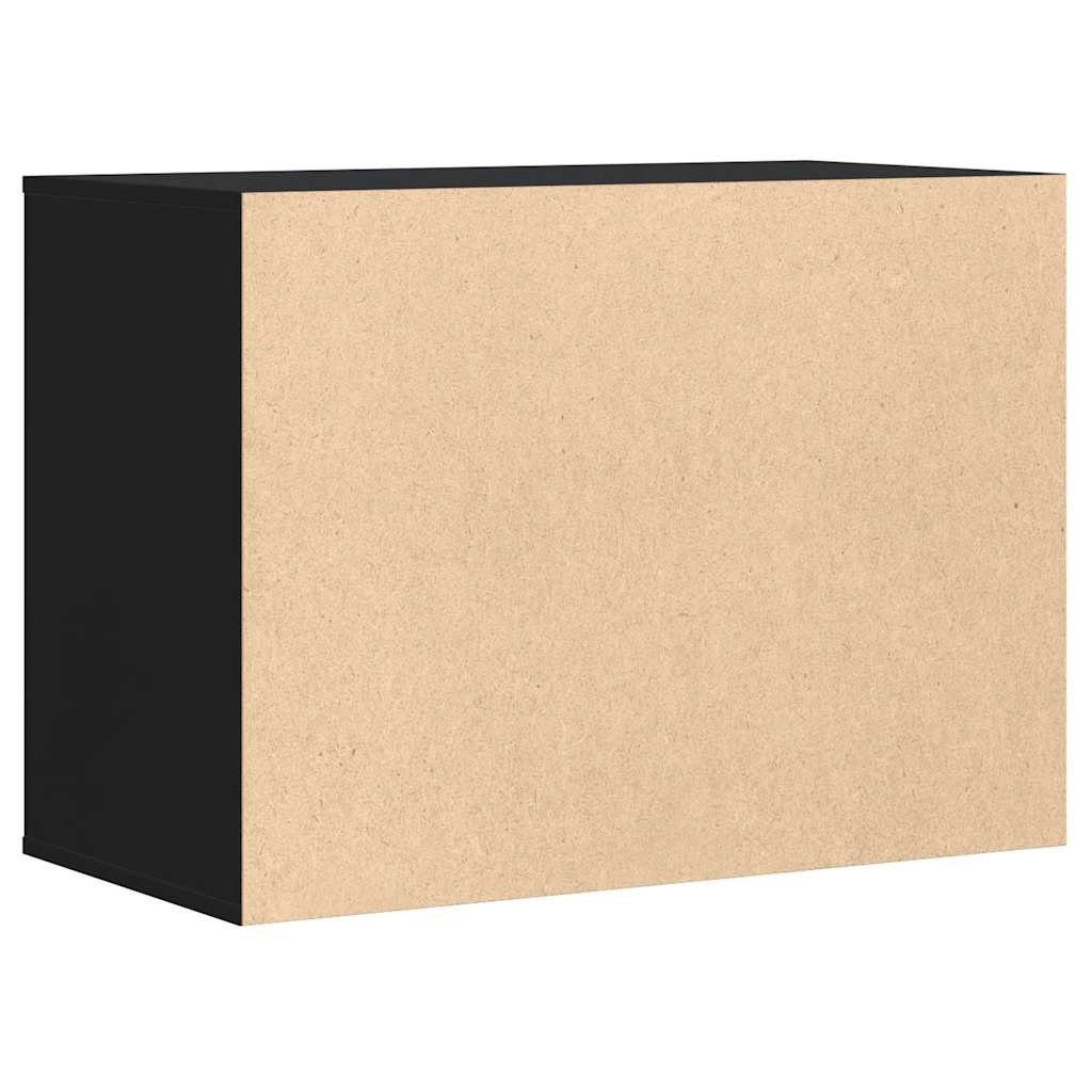 Kommode Schwarz 80x41x58 cm Holzwerkstoff - Pazzar.ch