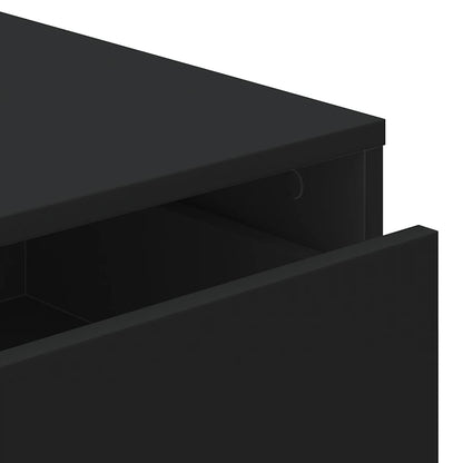 Kommode Schwarz 80x41x58 cm Holzwerkstoff - Pazzar.ch