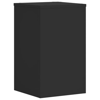 Pflanzenständer 2 Stk. Schwarz 30x30x50 cm Holzwerkstoff - Pazzar.ch