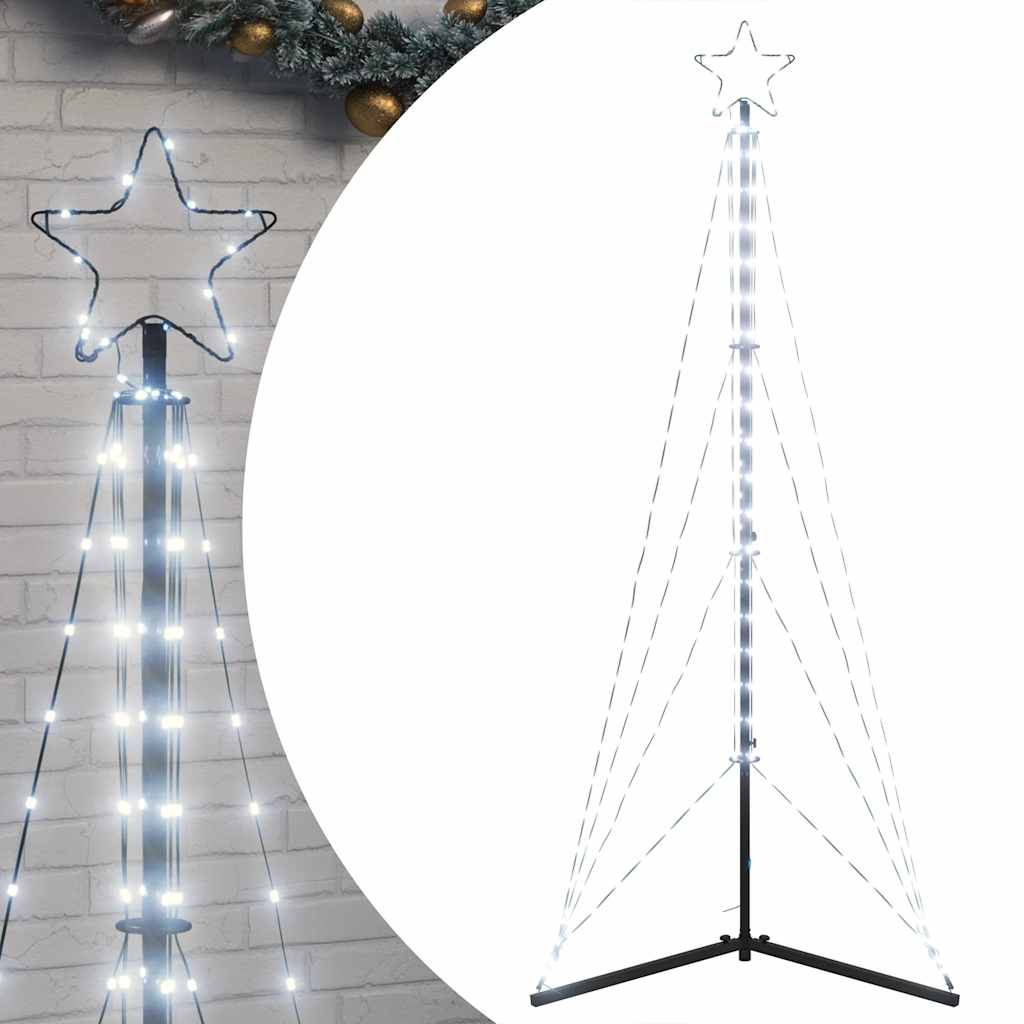 Weihnachtsbaum-Beleuchtung 363 LEDs Kaltweiß 182 cm - Pazzar.ch