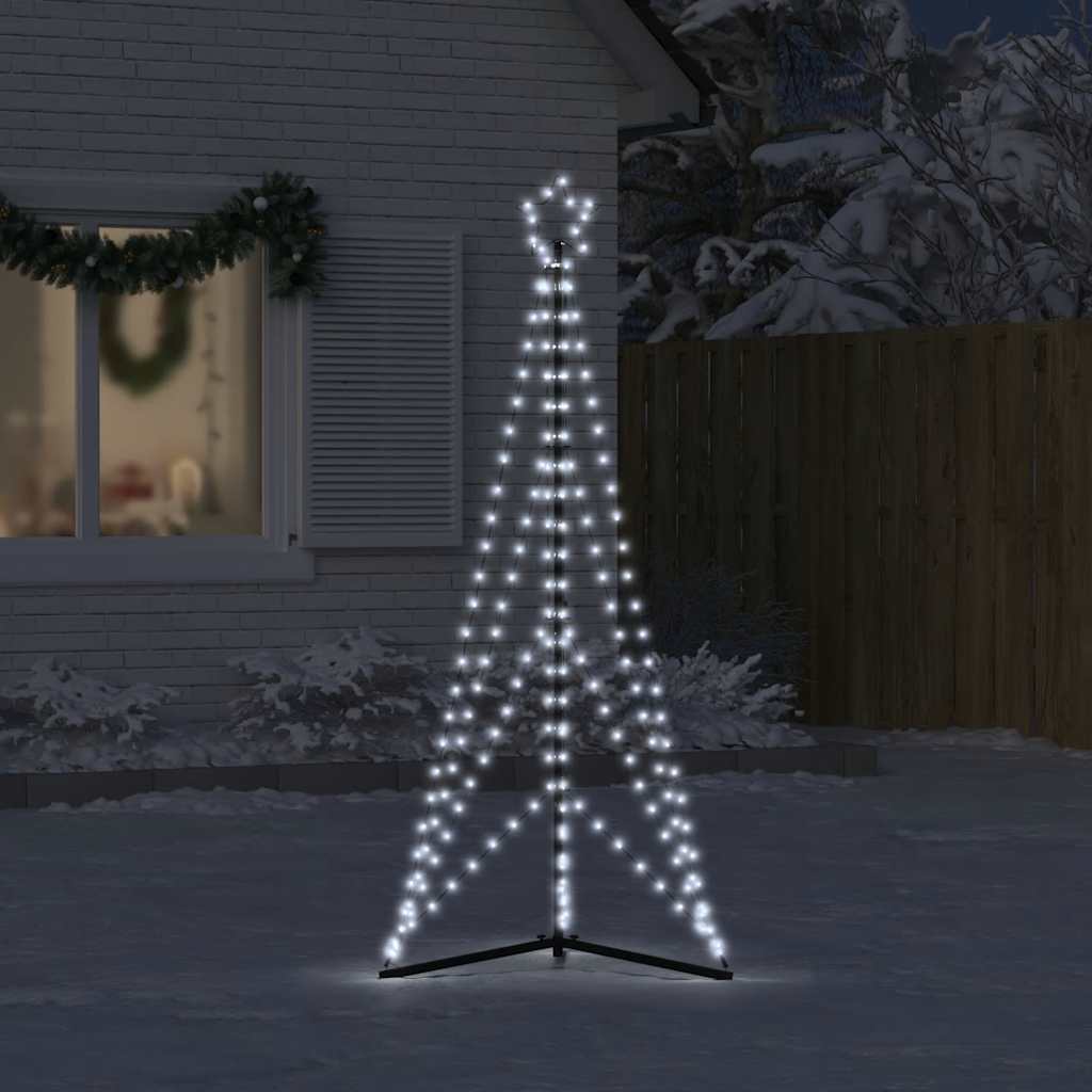 Weihnachtsbaum-Beleuchtung 363 LEDs Kaltweiß 182 cm - Pazzar.ch