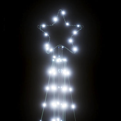 Weihnachtsbaum-Beleuchtung 363 LEDs Kaltweiß 182 cm - Pazzar.ch