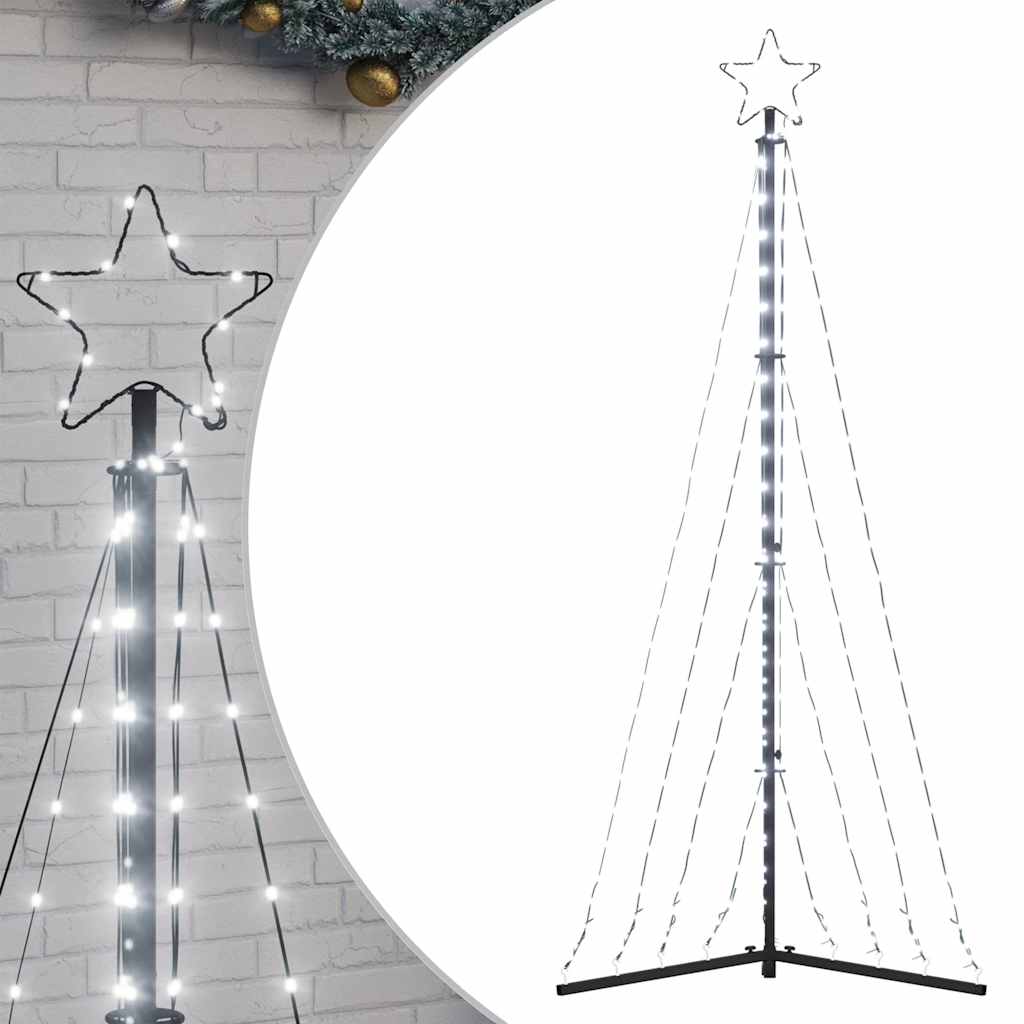 Weihnachtsbaum-Beleuchtung 339 LEDs Kaltweiß 182 cm - Pazzar.ch