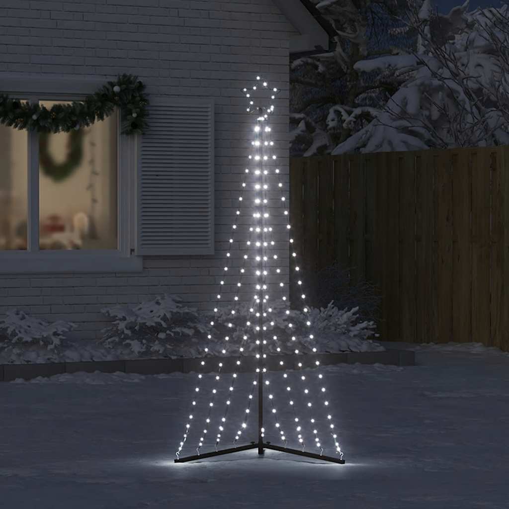 Weihnachtsbaum-Beleuchtung 339 LEDs Kaltweiß 182 cm - Pazzar.ch