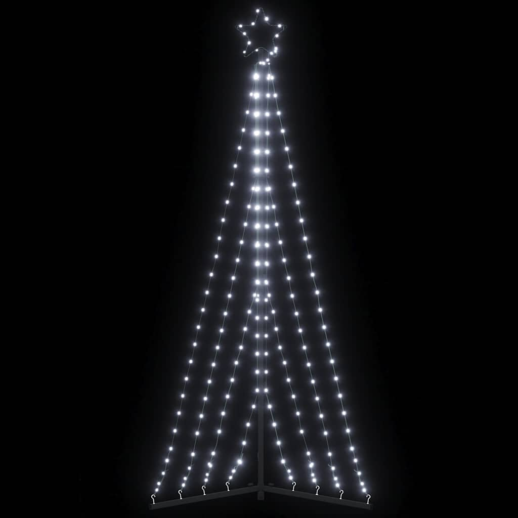 Weihnachtsbaum-Beleuchtung 339 LEDs Kaltweiß 182 cm - Pazzar.ch