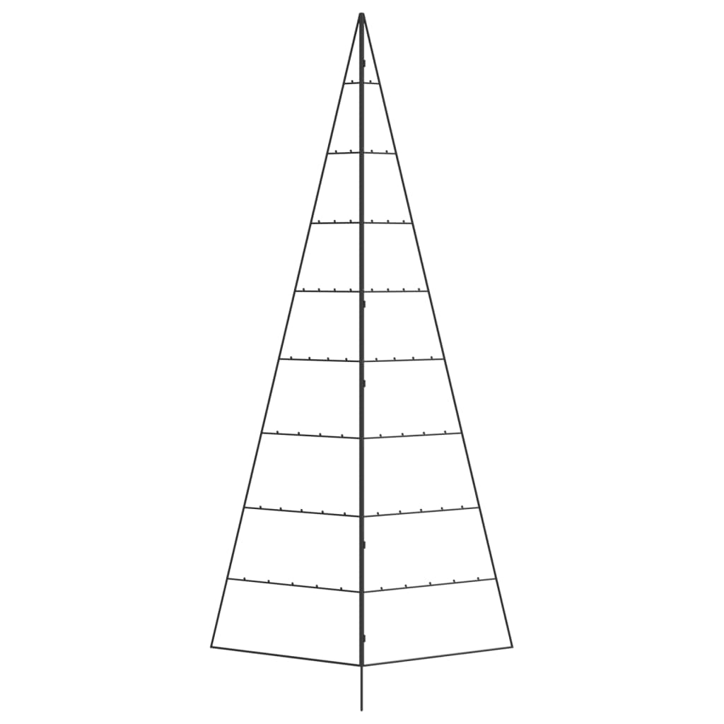 Metall-Weihnachtsbaum zum Dekorieren Schwarz 210 cm - Pazzar.ch