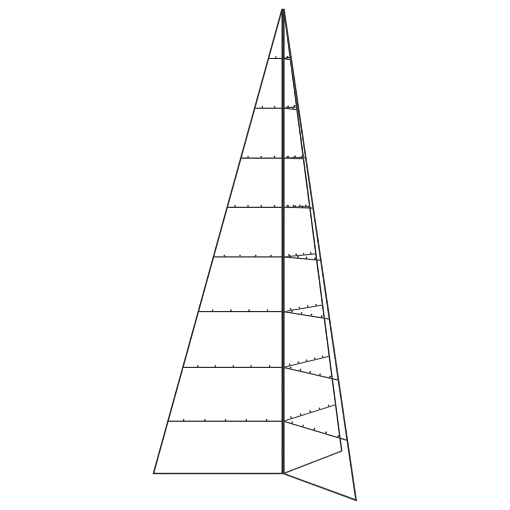 Metall-Weihnachtsbaum zum Dekorieren Schwarz 210 cm - Pazzar.ch