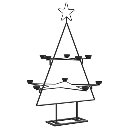 Metall-Weihnachtsbaum zum Dekorieren Schwarz 75 cm - Pazzar.ch