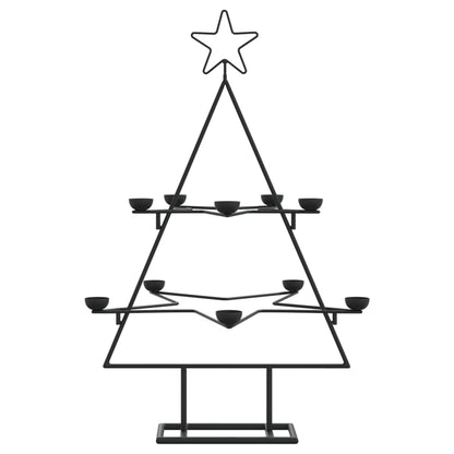 Metall-Weihnachtsbaum zum Dekorieren Schwarz 75 cm - Pazzar.ch