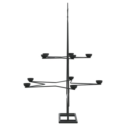 Metall-Weihnachtsbaum zum Dekorieren Schwarz 75 cm - Pazzar.ch