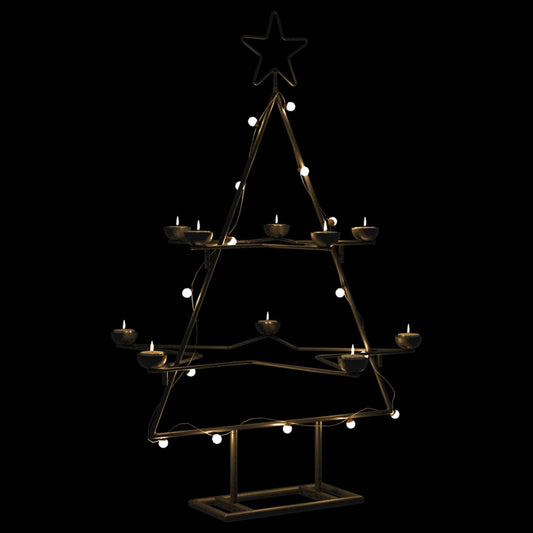 Metall-Weihnachtsbaum zum Dekorieren Schwarz 75 cm - Pazzar.ch