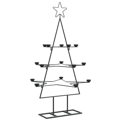 Metall-Weihnachtsbaum zum Dekorieren Schwarz 105 cm - Pazzar.ch