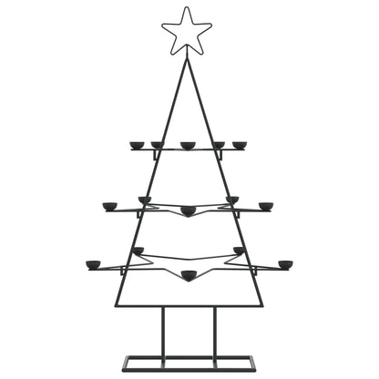 Metall-Weihnachtsbaum zum Dekorieren Schwarz 105 cm - Pazzar.ch