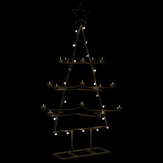 Metall-Weihnachtsbaum zum Dekorieren Schwarz 105 cm - Pazzar.ch