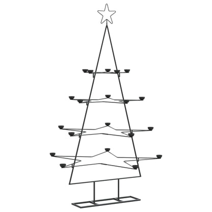 Metall-Weihnachtsbaum für Dekorationen Schwarz 140 cm - Pazzar.ch