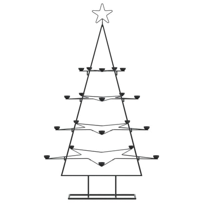 Metall-Weihnachtsbaum für Dekorationen Schwarz 140 cm - Pazzar.ch