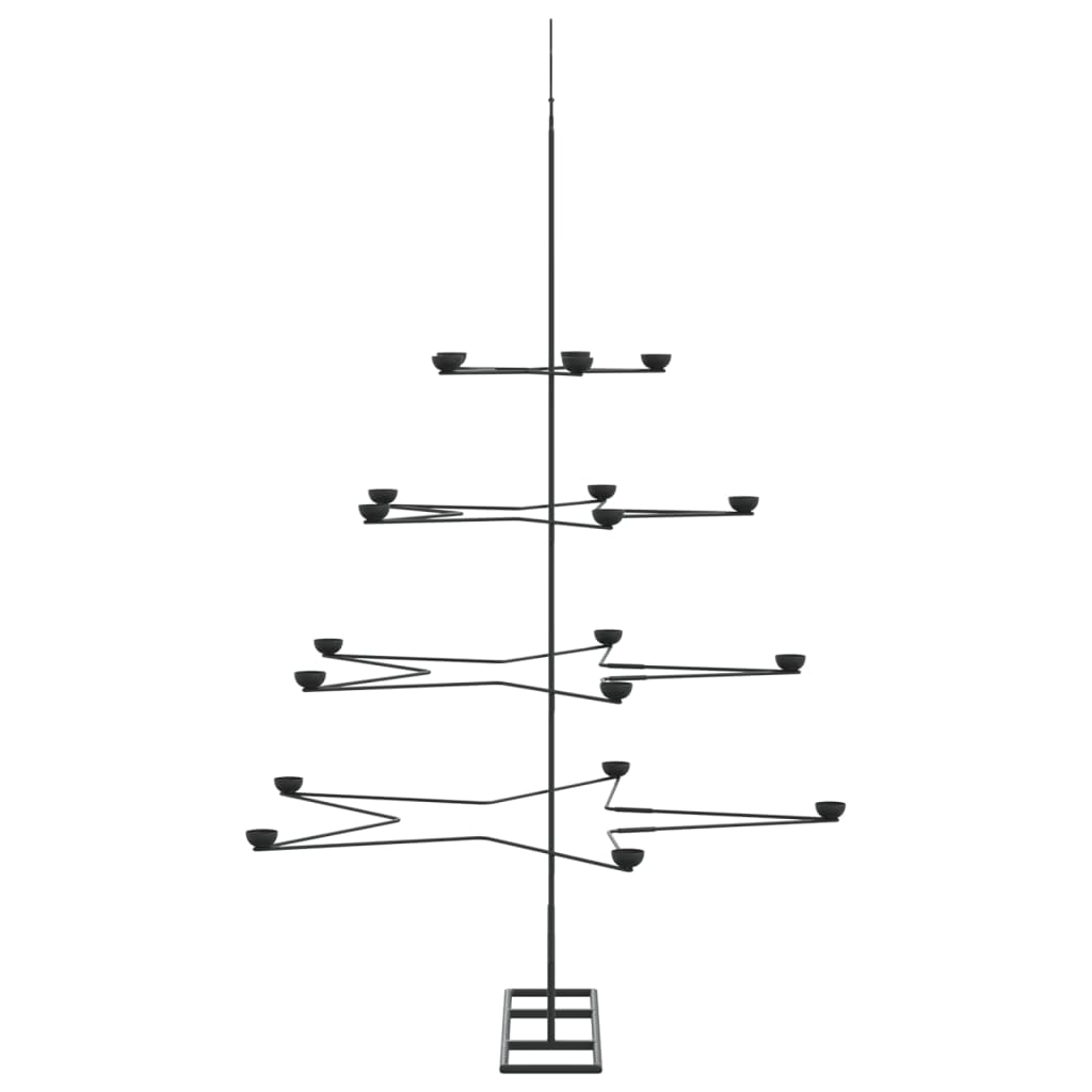 Metall-Weihnachtsbaum für Dekorationen Schwarz 140 cm - Pazzar.ch