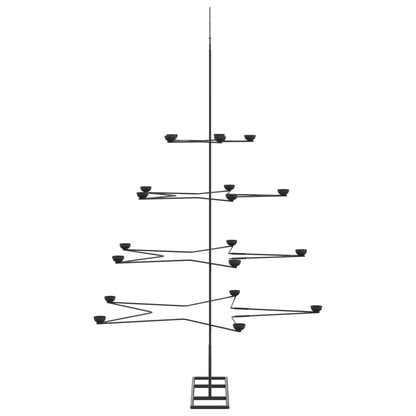 Metall-Weihnachtsbaum für Dekorationen Schwarz 140 cm - Pazzar.ch