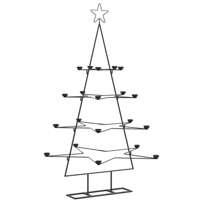 Metall-Weihnachtsbaum für Dekorationen Schwarz 140 cm - Pazzar.ch