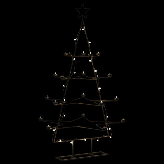 Metall-Weihnachtsbaum für Dekorationen Schwarz 140 cm - Pazzar.ch