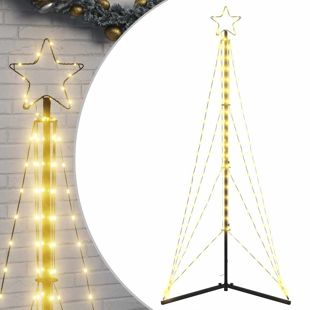 Weihnachtsbaum-Beleuchtung 363 LEDs Warmweiß 182 cm - Pazzar.ch