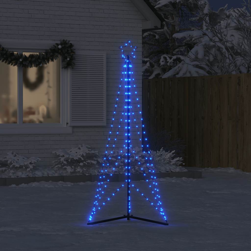 Weihnachtsbaum-Beleuchtung 363 LEDs Blau 182 cm - Pazzar.ch