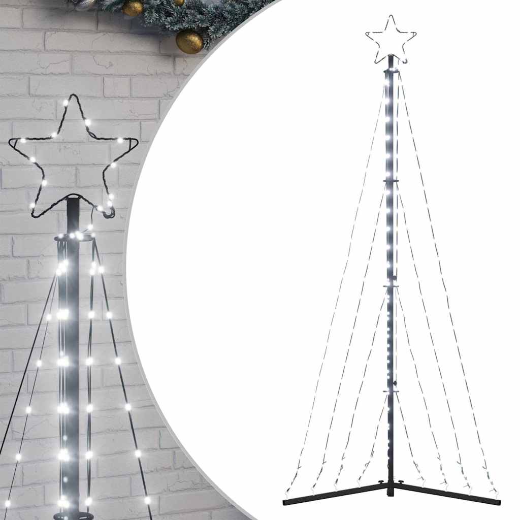 Weihnachtsbaum-Beleuchtung 339 LEDs Kaltweiß 187 cm - Pazzar.ch