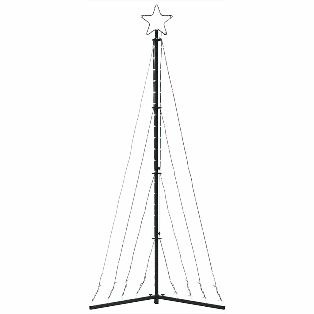 Weihnachtsbaum-Beleuchtung 339 LEDs Kaltweiß 187 cm - Pazzar.ch