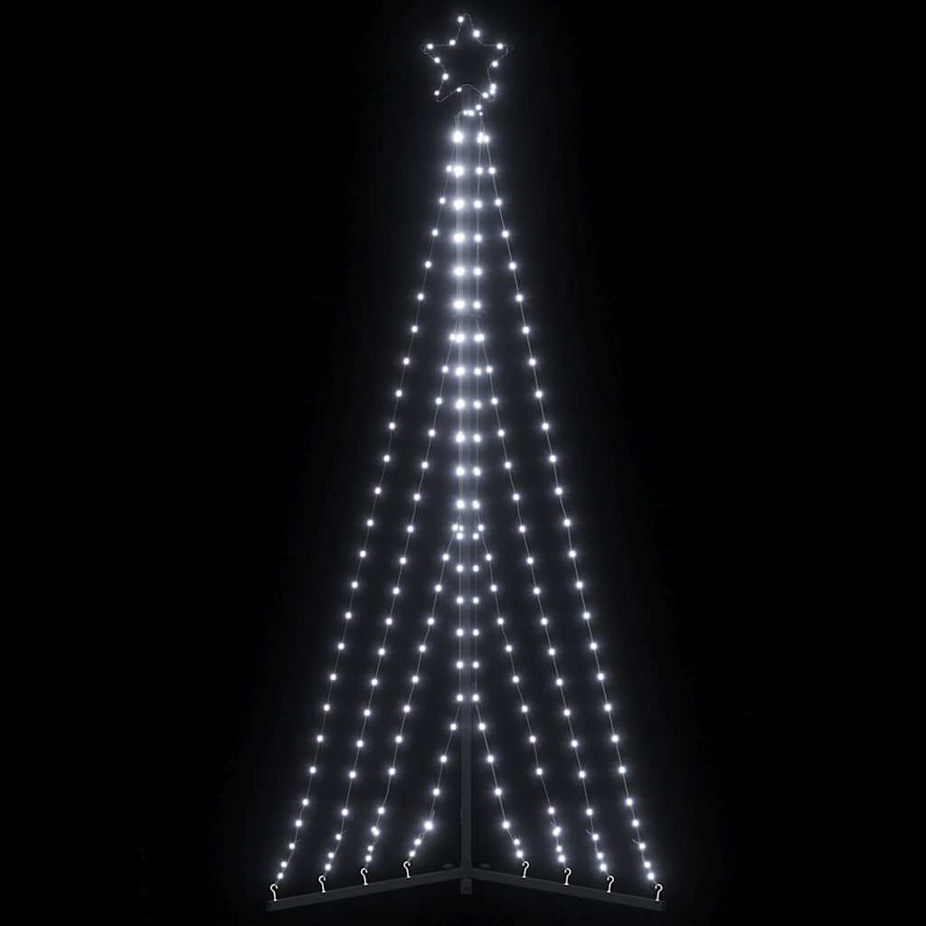 Weihnachtsbaum-Beleuchtung 339 LEDs Kaltweiß 187 cm - Pazzar.ch