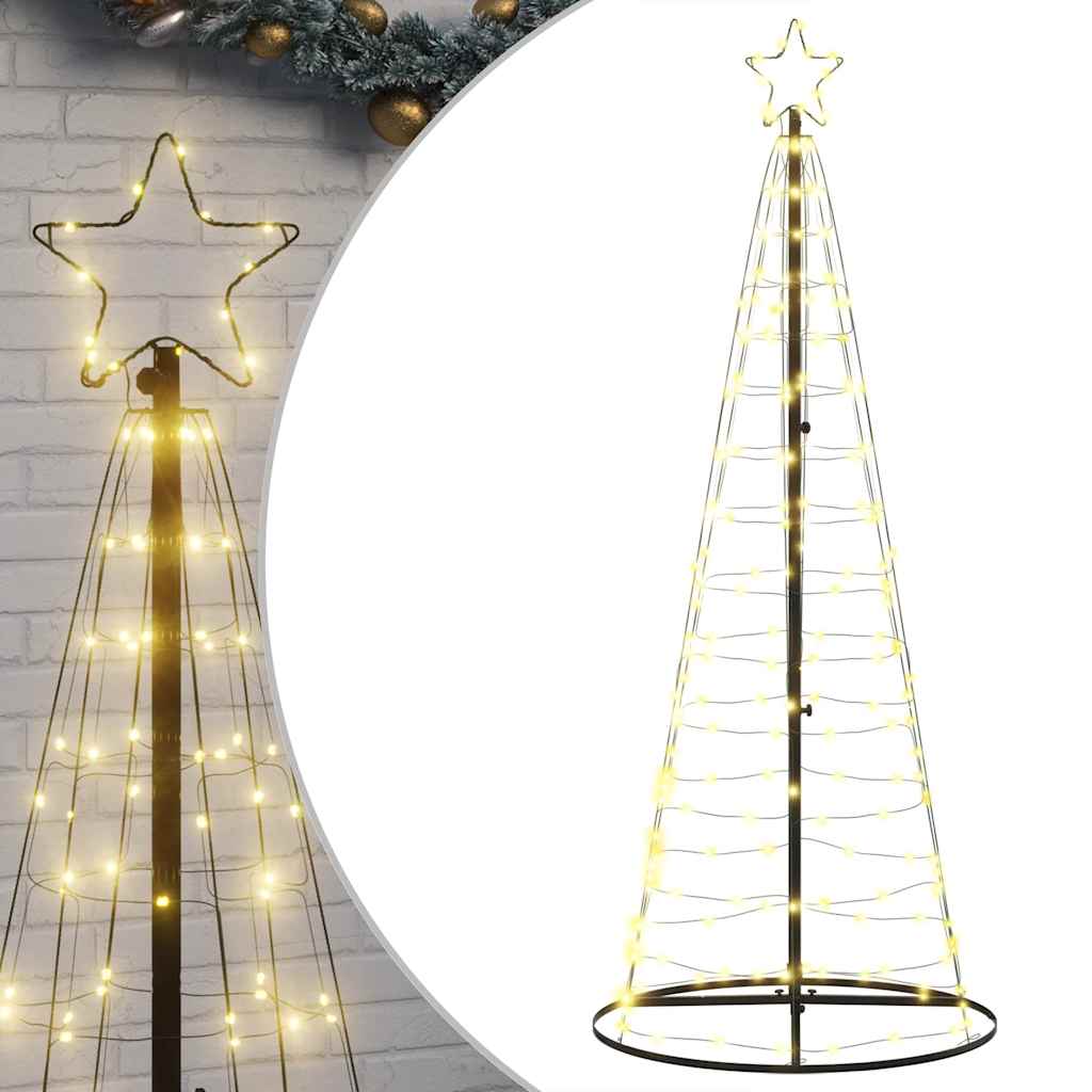 Weihnachtsbaum Kegelform 200 LEDs Warmweiß 182 cm - Pazzar.ch