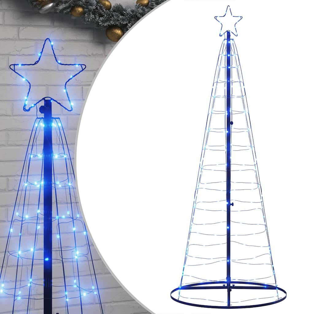 Weihnachtsbaum Kegelform 200 LEDs Blau 182 cm - Pazzar.ch