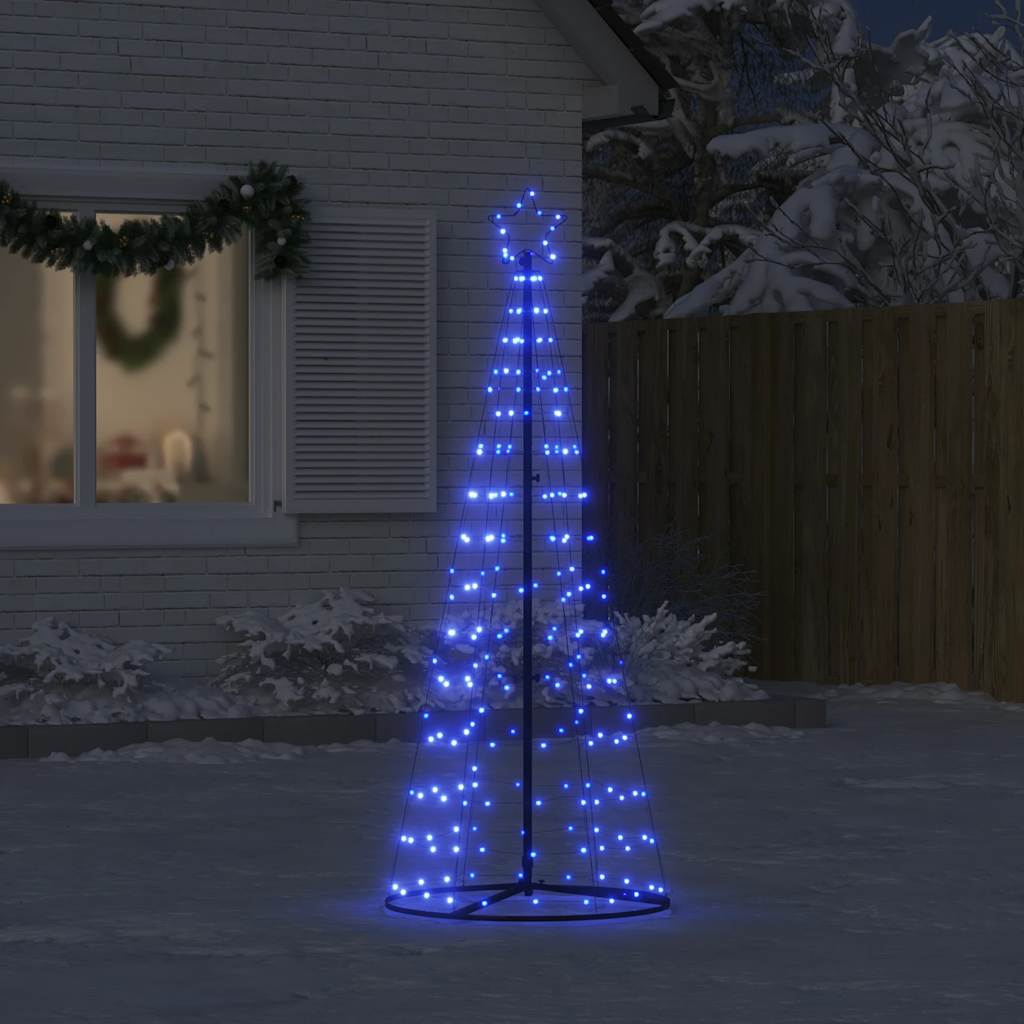 Weihnachtsbaum Kegelform 200 LEDs Blau 182 cm